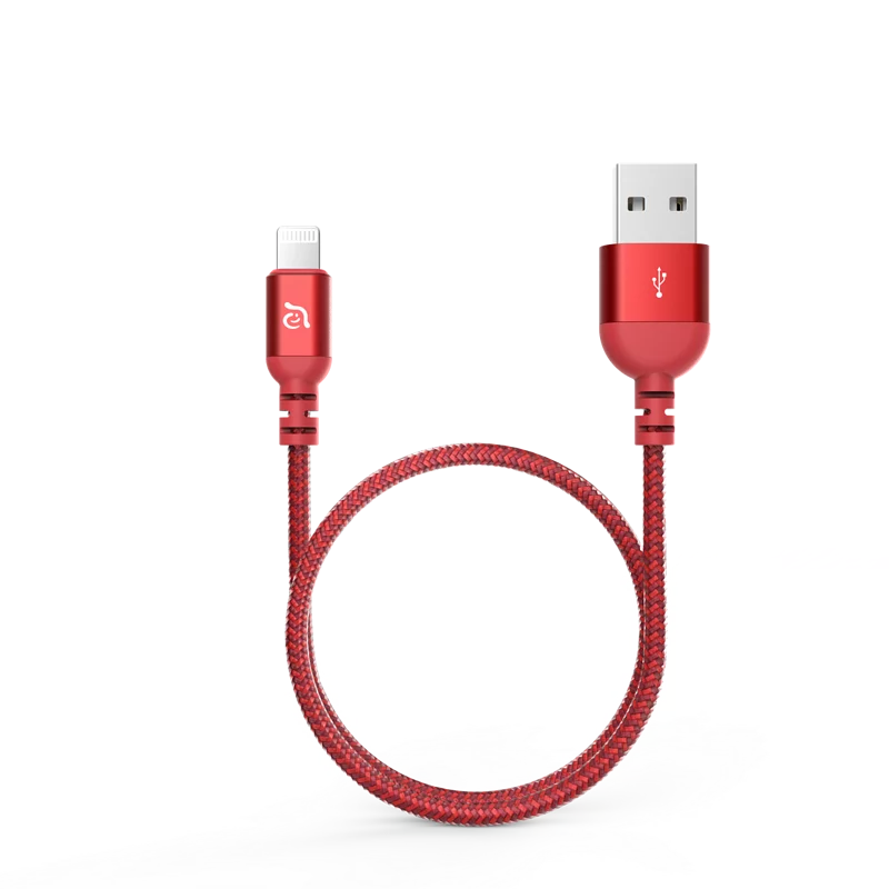 Adam Peak lll Usb-A To Lightning Cable - 120Cm - (Product)Red