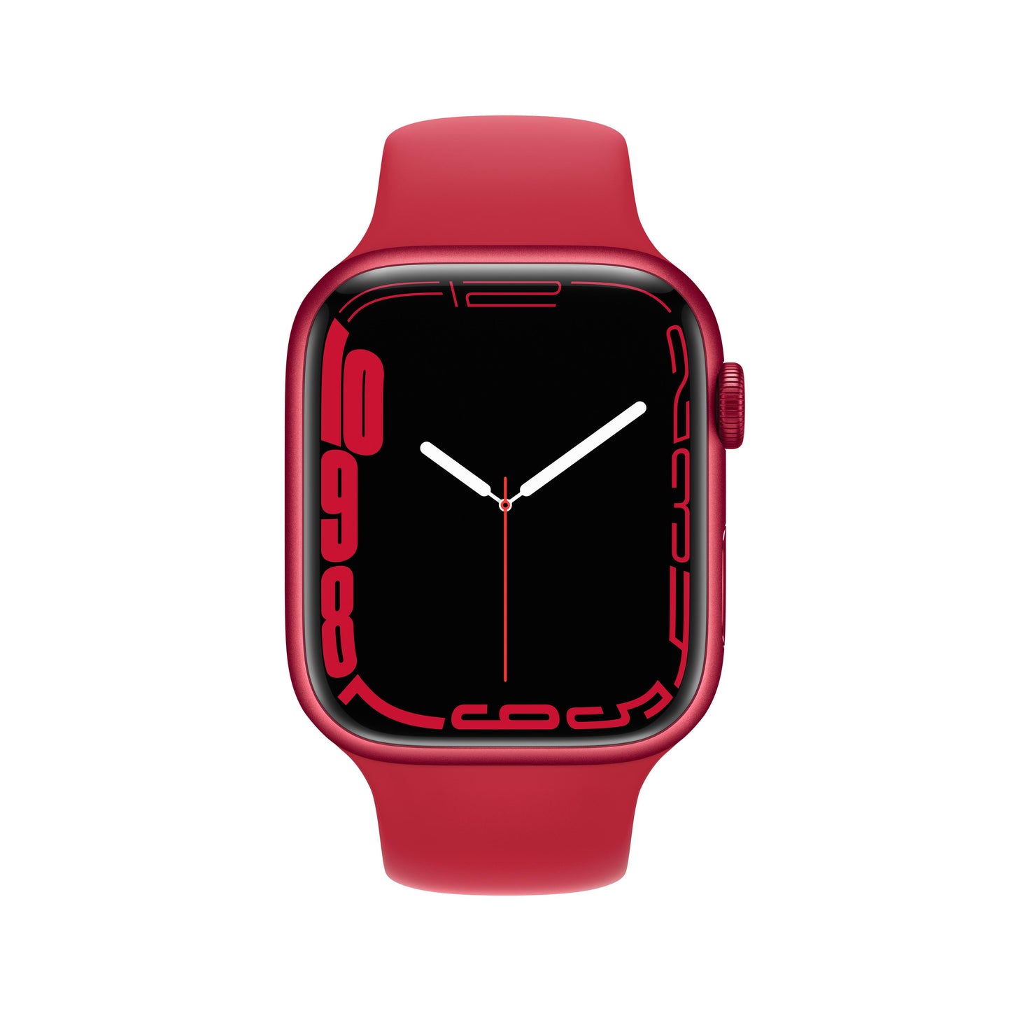 Apple Watch Series 7 GPS, 45mm (PRODUCT)RED Aluminium Case with (PRODUCT)RED Sport Band - Regular