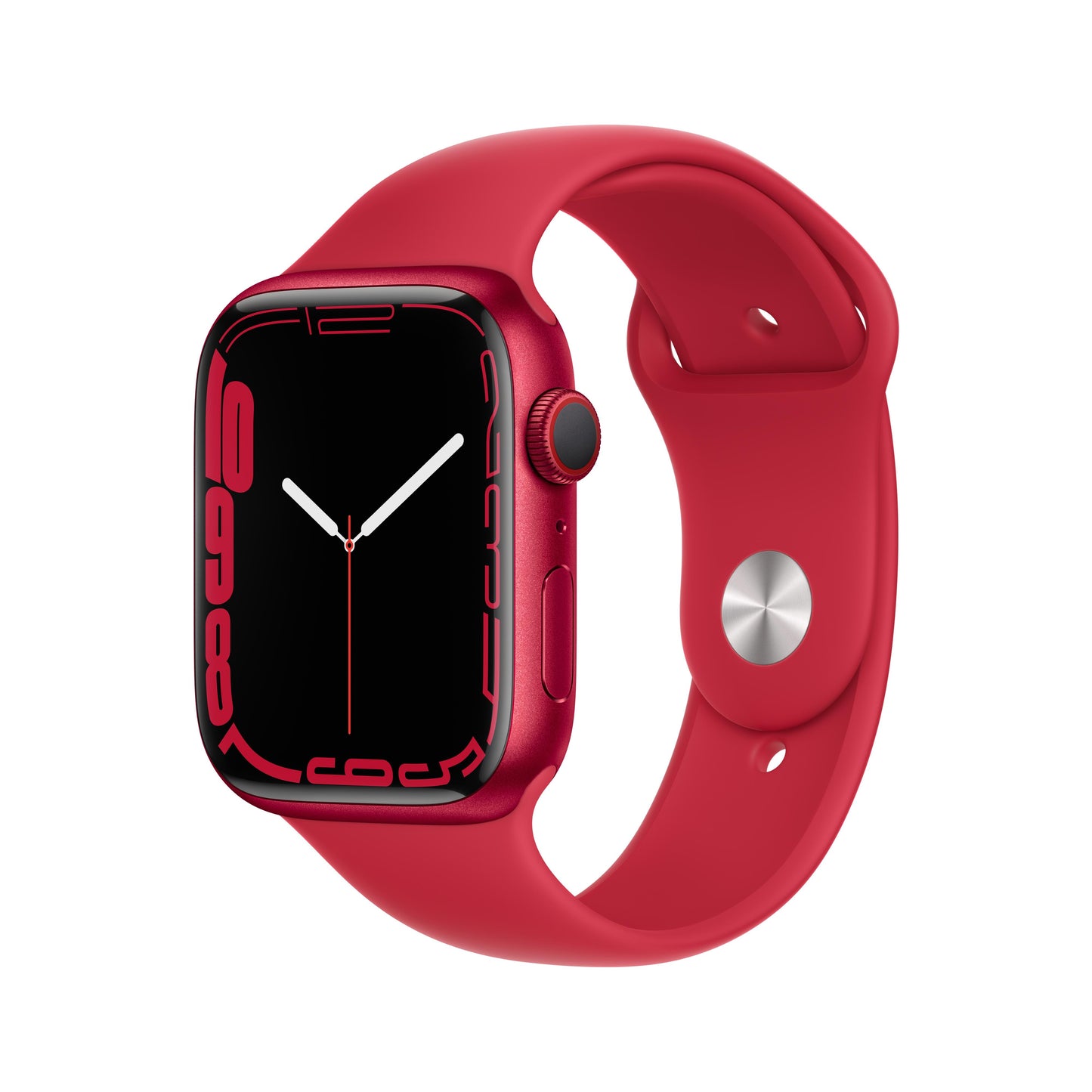 Apple Watch Series 7 GPS + Cellular, 45mm (PRODUCT)RED Aluminium Case with (PRODUCT)RED Sport Band - Regular