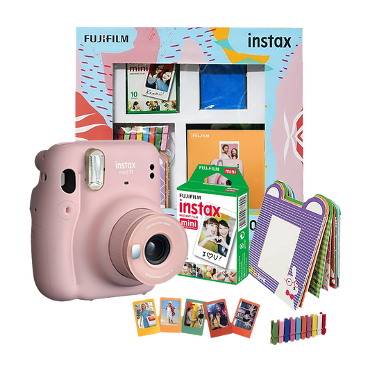 Fujifilm Instax Mini 11 Delight Box (Blush Pink) With 10 Instant Films