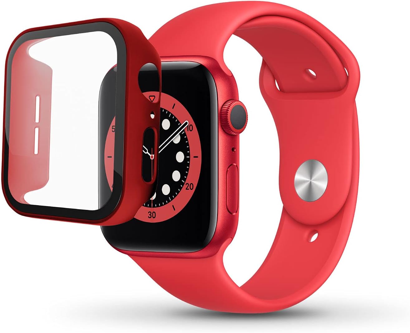 HYPHEN Apple Watch Protector Tempered Glass 44mm - (PRODUCT)RED