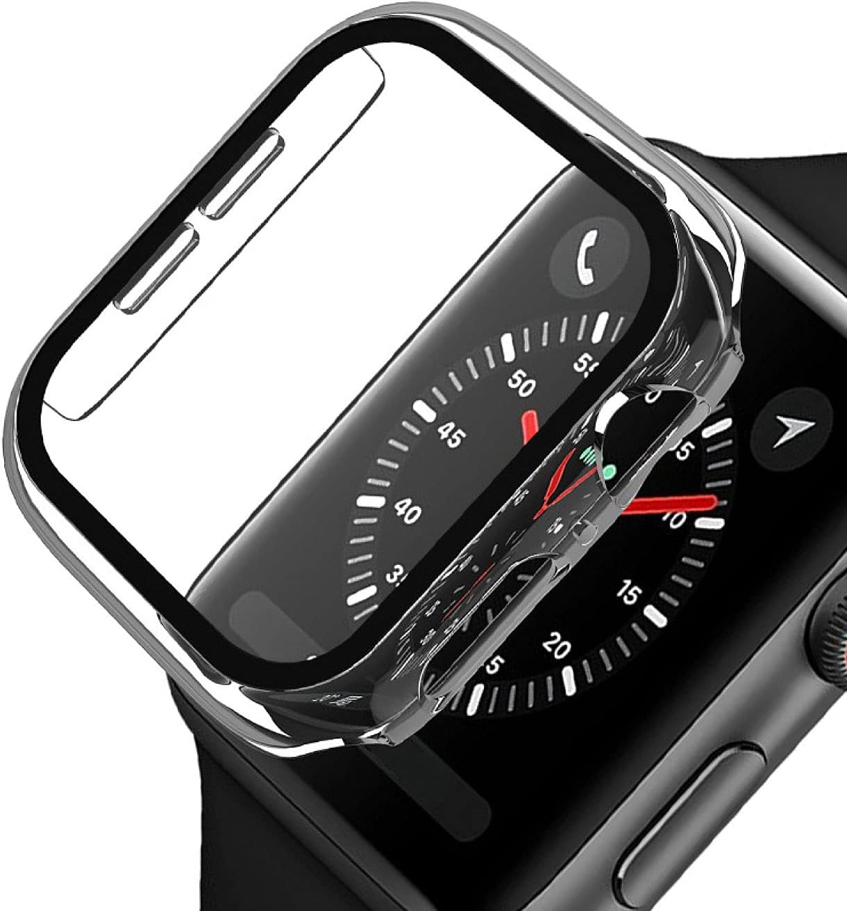HYPHEN Apple Watch Protector Tempered Glass 44mm - Transparent