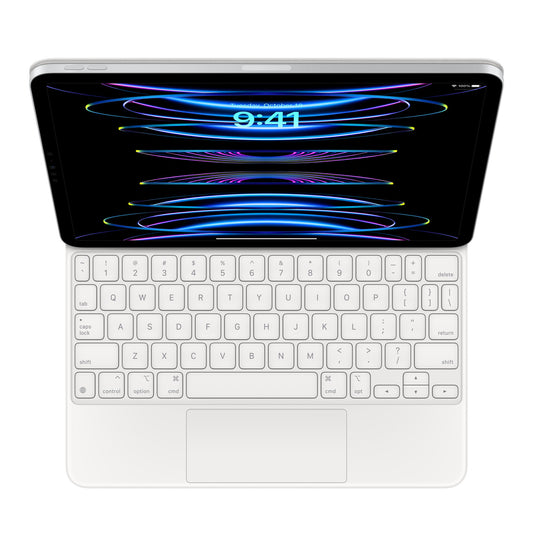 Magic Keyboard for iPad Pro 11-inch (4th generation) and iPad Air (5th generation) - US English - White