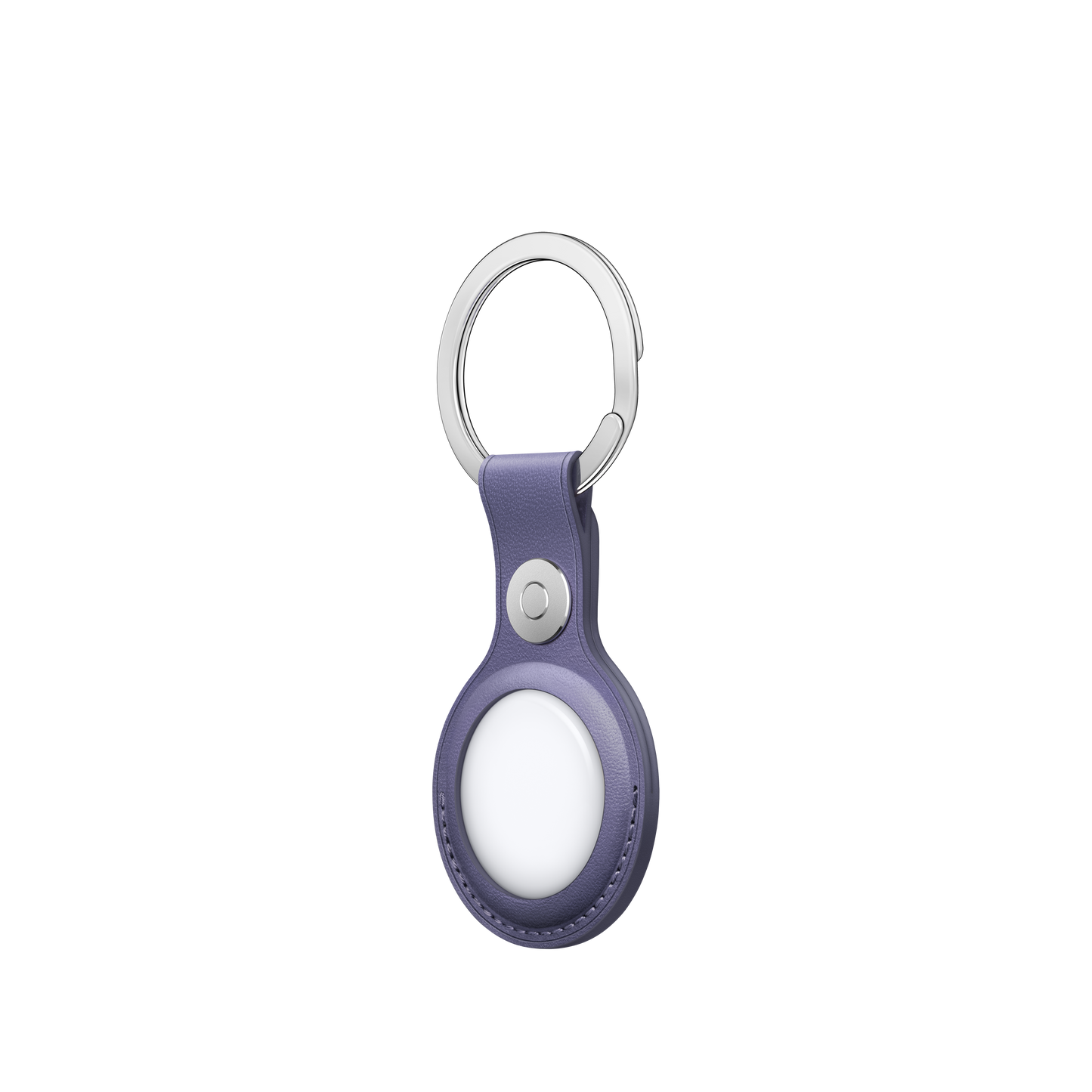 AirTag Leather Key Ring ‚Äì Wisteria