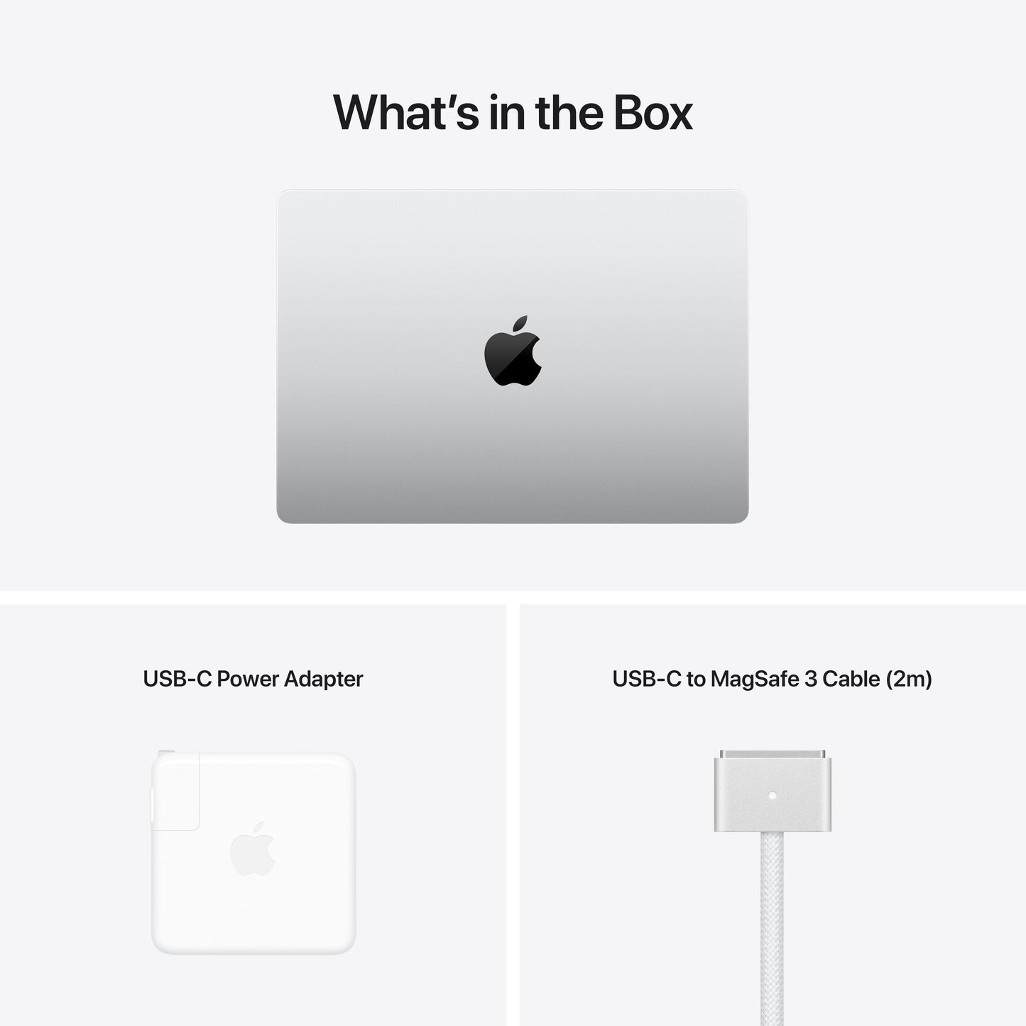 14-inch MacBook Pro: Apple M1 Pro chip with 8‑core CPU and 14‑core GPU, 512GB SSD - Silver