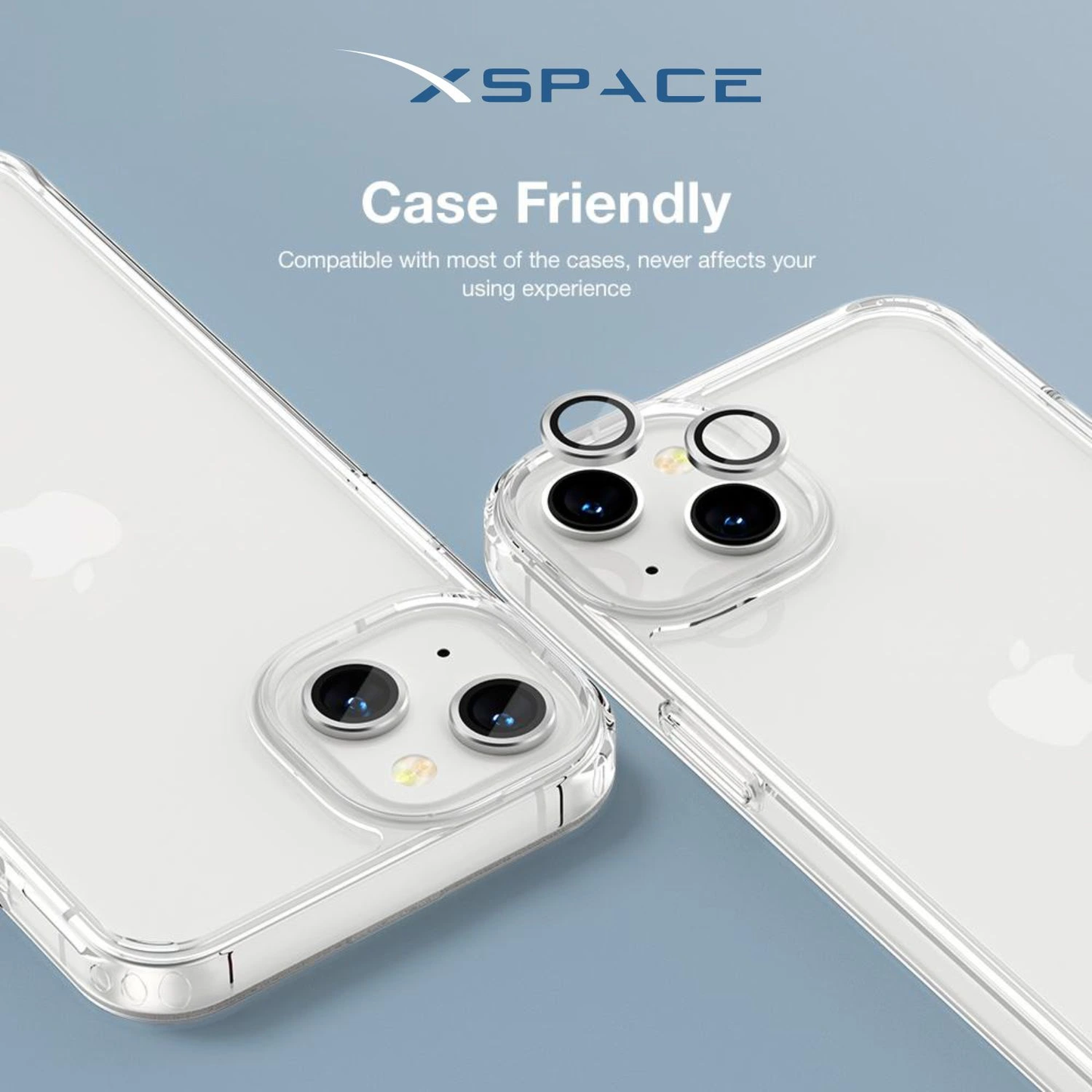 Raopro XSPACE Camera Lens Glass for iPhone 13 / 13 mini - Silver