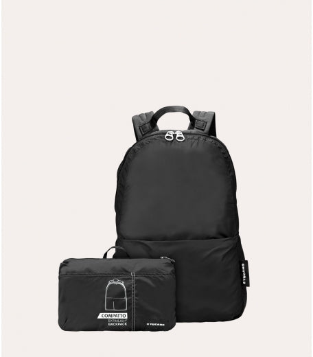 Tucano Compact Foldable Travel Backpack - Black