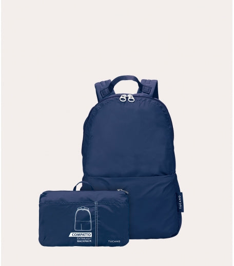 Tucano Compact Foldable Travel Backpack - Blue