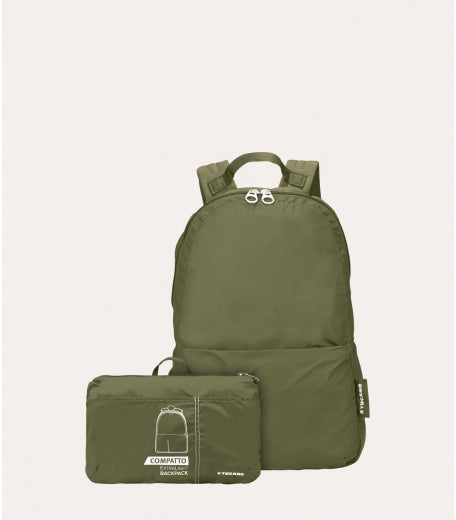 Tucano Compact Foldable Travel Backpack - Military Green