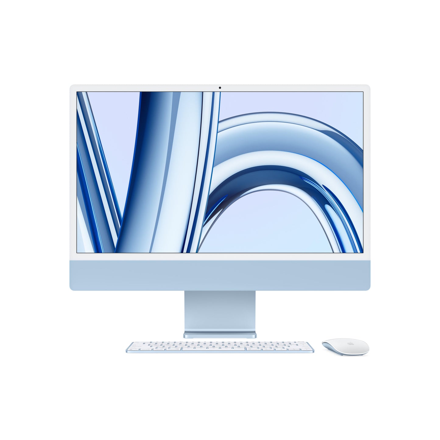 24-inch iMac with Retina 4.5K display: Apple M3 chip with 8 core CPU and 10 core GPU, 256GB SSD - Blue