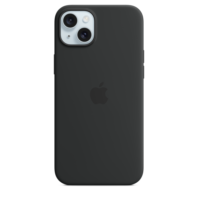 iPhone 15 Plus Silicone Case with MagSafe - Black – Maple