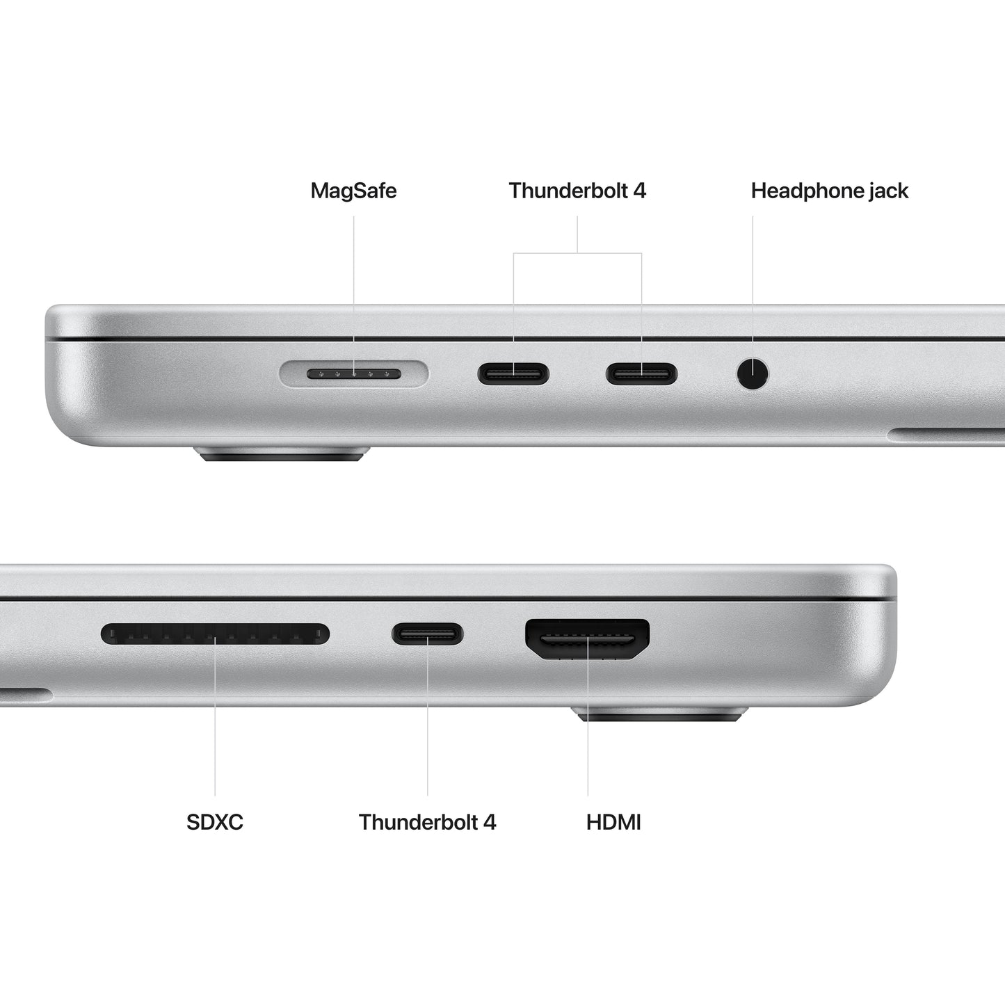 16-inch MacBook Pro: Apple M2 Pro chip with 12Corecore CPU and 19Corecore GPU, 512GB SSD - Silver