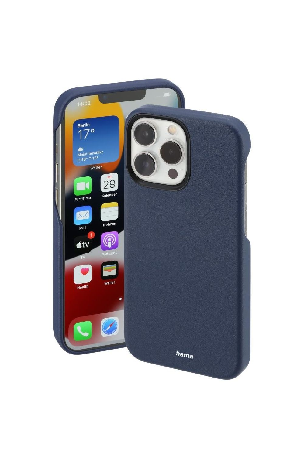HAMA MagCase Finest Sense Cover for Apple iPhone 13 Pro - Blue